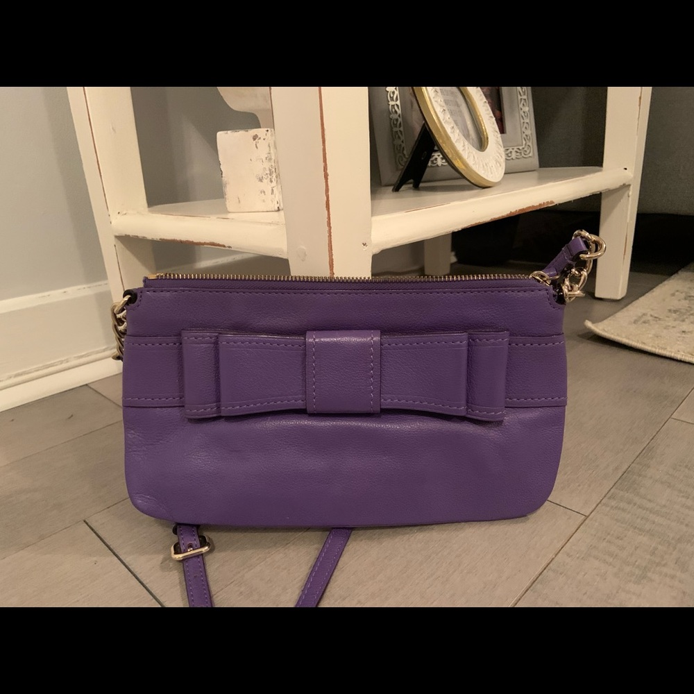 Purple Kate Spade cross body
